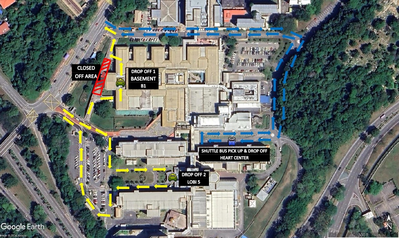 Penutupan Sementara di Kawasan Bahagian Pesakit Luar Hospital Raja ...